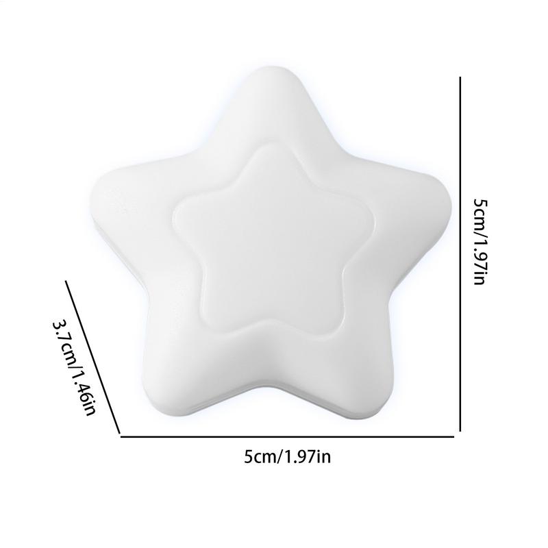 USB Night Light Star Shape Night Lamps for Kids USB Charging Cute Star Lamp 2 Colors Light Up Decor for Bathroom Bedroom Wall