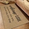 Imitation Coconut Fiber Non-Slip Doormat - Cuttable for Outdoor/Bathroom Use