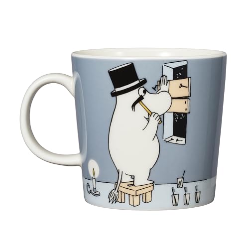 [Officially Imported] Arabia Moomin by ARABIA Classic Moominpappa Mug, 0.3L, Gray, Moomin Tableware (Product Number: 1066911)