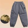 Children's Winter Children's Down Pants Boys' Outer Wear Winter Thickened Small and Medium-sized Children's Baby Girls' Overalls
