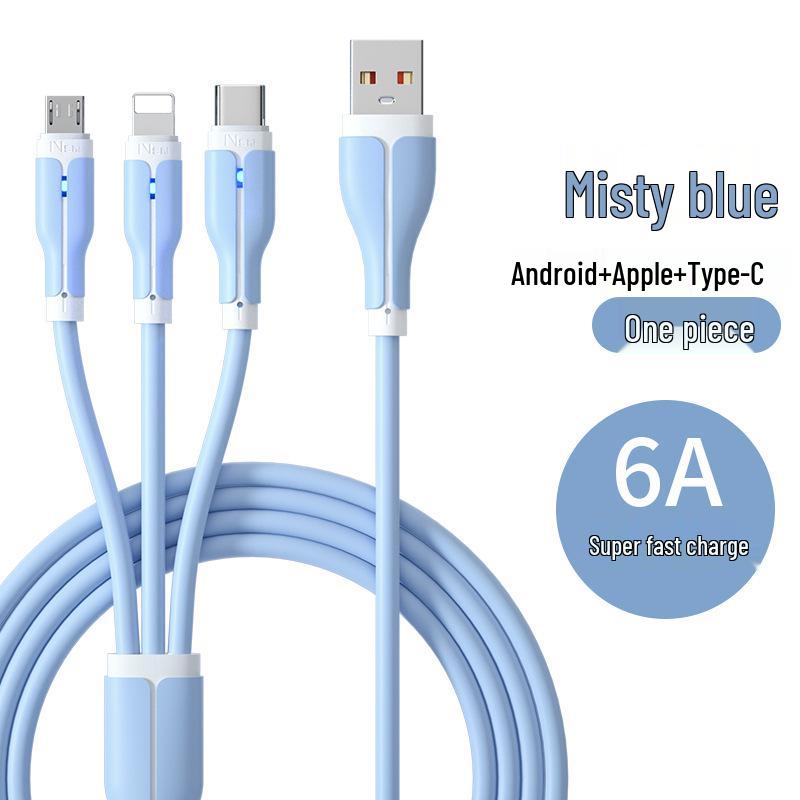 Universal 3-in-1 Multi-Function Fast Charging Cable for Cars