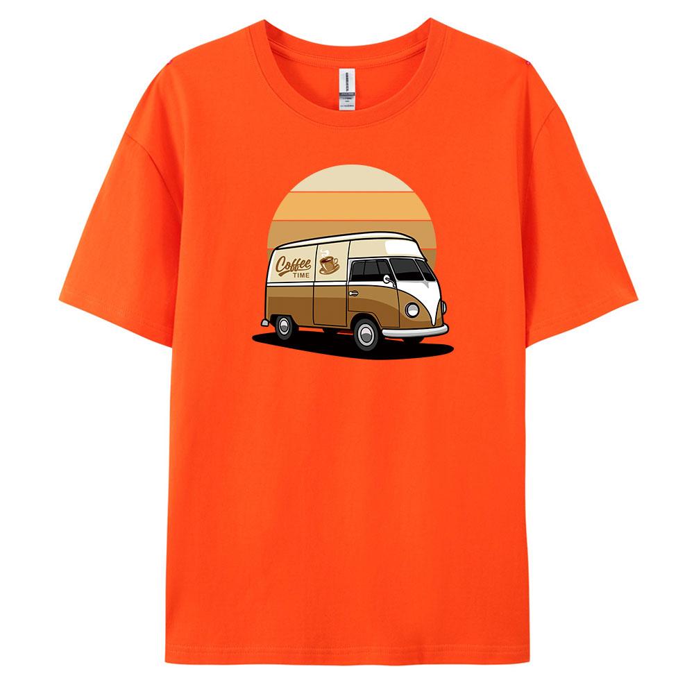 Car Mens Casual Shortsleeved Tshirt with 100 Cotton Fashion print Tees oversize