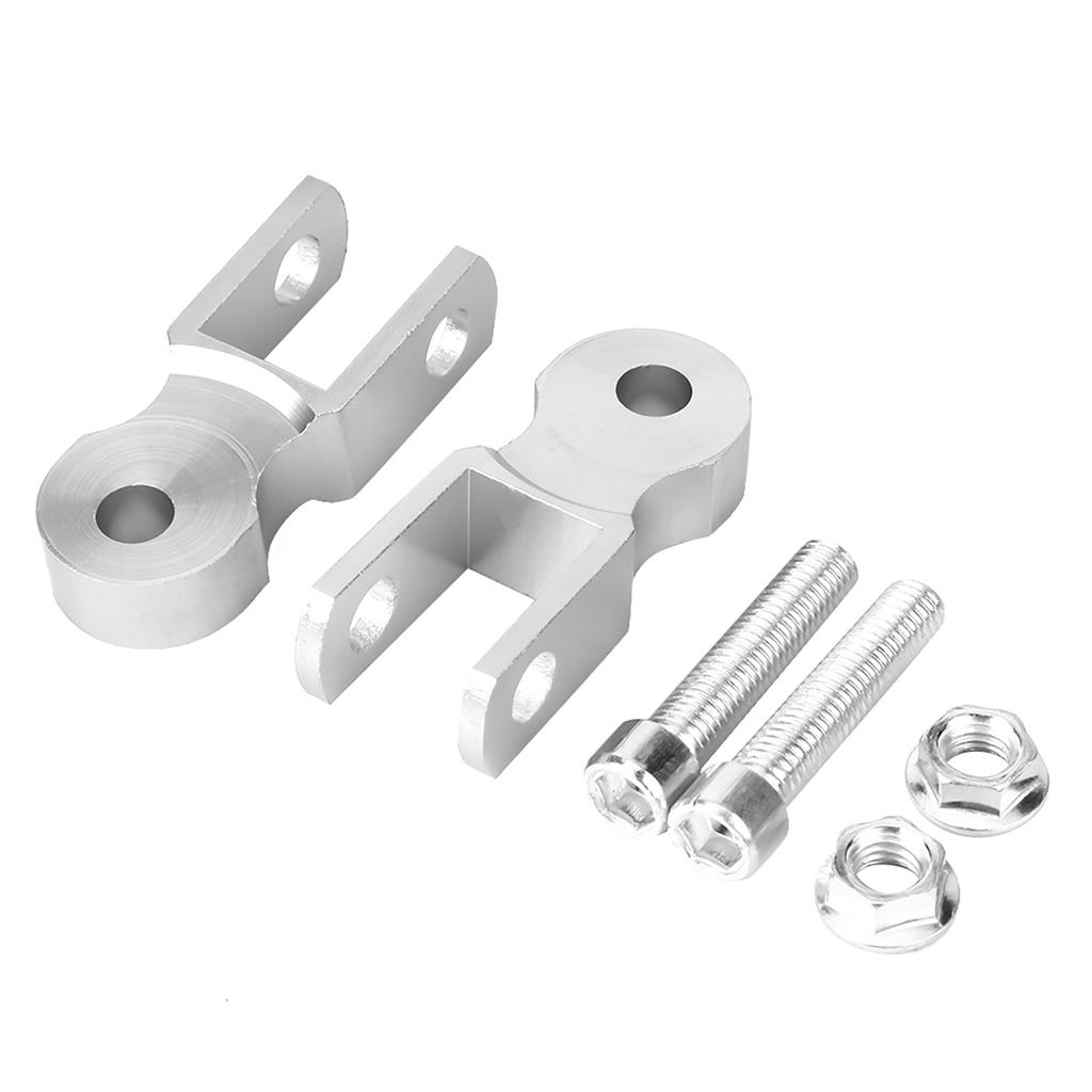 2pcs Motorcycle Damping Device Shock Absorbers Heightening Pad for Chassis 5cm (With Screw)