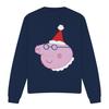 Peppa Pig Unisex Adult Daddy Pig Santa Hat Sweatshirt
