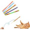 Lotus Cat Spring Tube Toy, 10pcs Cat Interactive Toy, Colorful Cat Toys for Indoor Cats, Telescopic Mesh Pole Cat Jumping Toy Flexible & Swat Cat