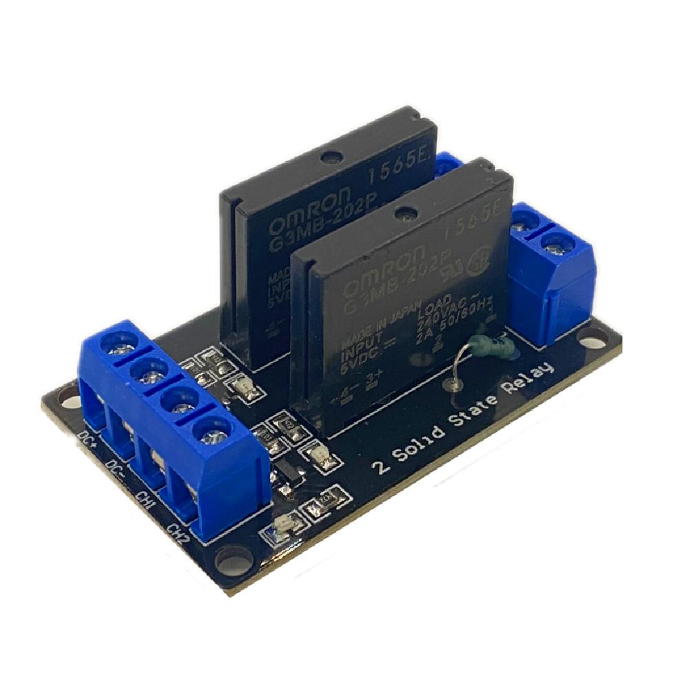 5V 12V 24V Solid State Relay 5V Module 1 2 4 6 8 Way 5V12v24v High and Low Trigger 250v2a DC 8 Way DC control AC Relays 5
