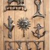 Clothing Store Wall Decoration Clothing Hat Hook Home Furnishing Courtyard Garden Outdoors Key Hook Metal Retro Iron Hooks