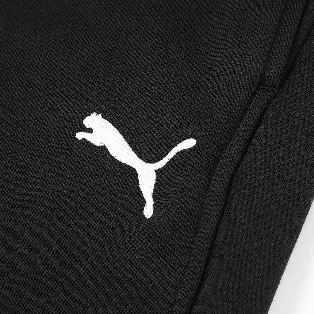 Puma High-Waist Comfortable Solid Color Drawstring Logo Knit Sports Pants Women pants Black 686068-01