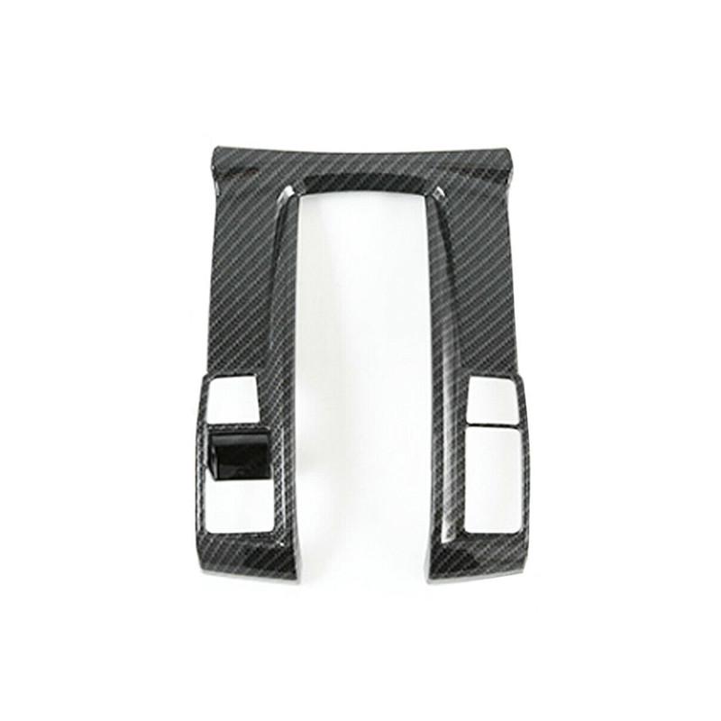 Car Trim Carbon Fiber Gear Shift Central Control Frame Cover For Honda Civic 2016-2021 For Left Hand Drive Only