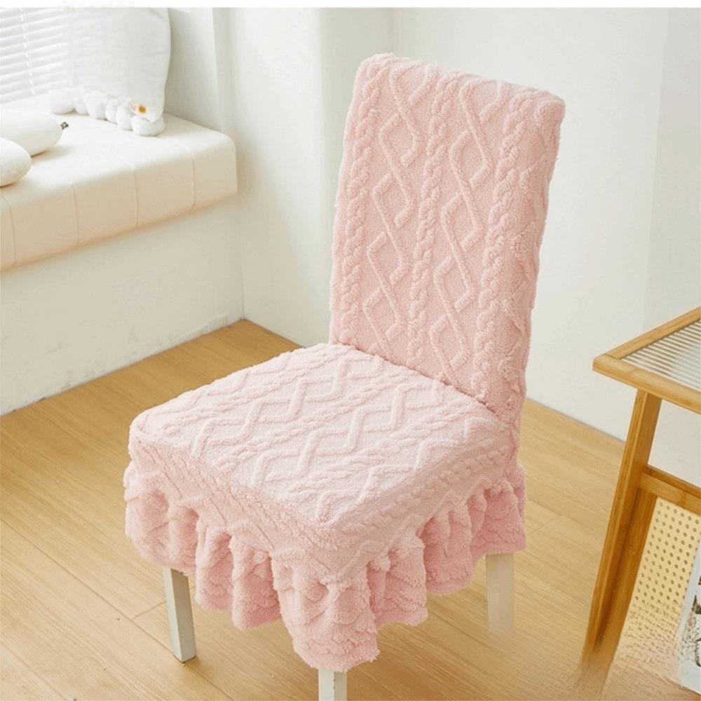 Soft Dining Chair Cover High Back Solid Color Stretch Chair Cover Slipcover Elastic Spandex Kitchen Chair Cover Dining Room