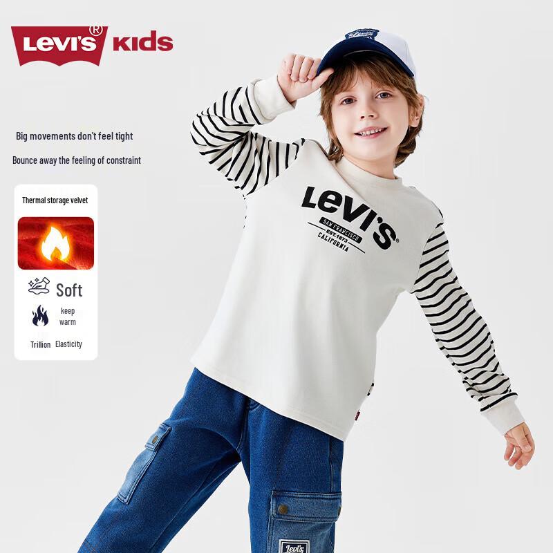 Levi s Boys  Brushed Long Sleeve T-Shirt 110/52