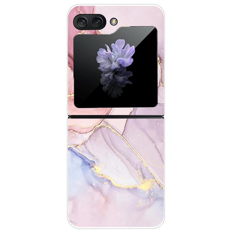 Clear Phone Case For Samsung Galaxy Z Flip7 Fashion Hard PC Silicone Cover For Galaxy Z Flip 7 5G ZFlip7 Transparent Protector