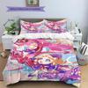 Pretty Cure Best Friends Duvet Cover & Pillowcases, Pretty Cure Fan Bedding, Perfect Gift.chl