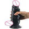 FAAK Thick Dildo with Sucker Erotic Toys Sex Adult Juguetes Sexuales Dildo Big Size Thick Plastic Penis
