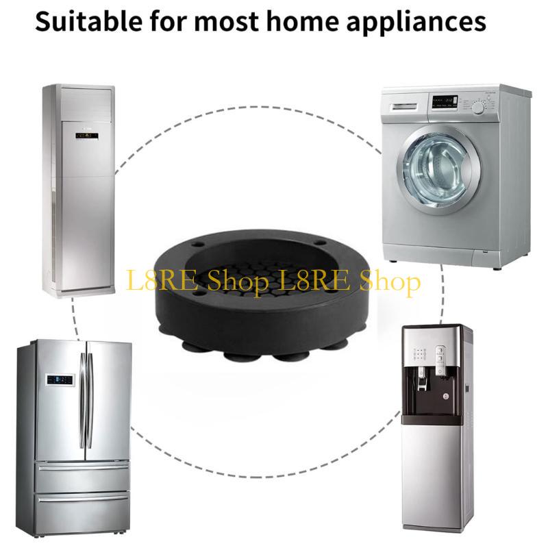L8RE Set of 4 Furniture Risers Set Washer Risers Furniture Risers Silicone Material