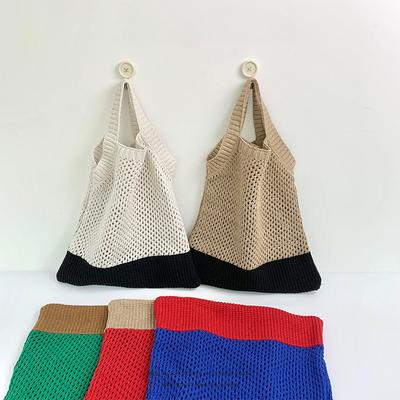 Crossbody Bag Women's Perforated Bag Mesh Storage Bag Large-capacity Shopping Bag High-quality Single-shoulder Bag