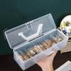 Large Capacity Plastic Storage Box With Handle Portable Clear Jewelry Case Art Toolbox Multipurpose Transparent Carrying Cases