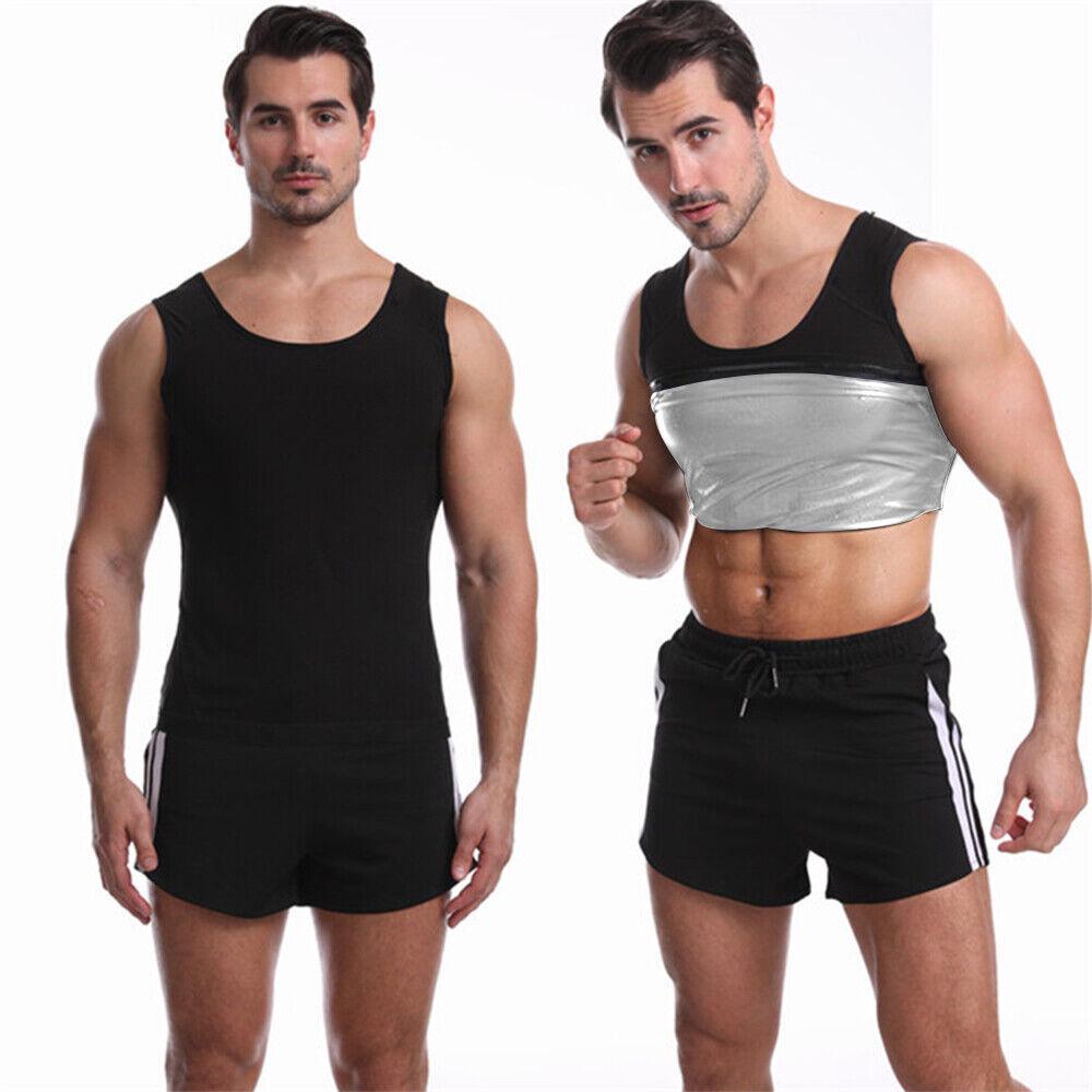 Men's Extreme Sweat Body Shaper: Fitness Vest for Running, Sports & Yoga