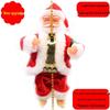 European Christmas Climbing Santa Electric Toy and Decoration