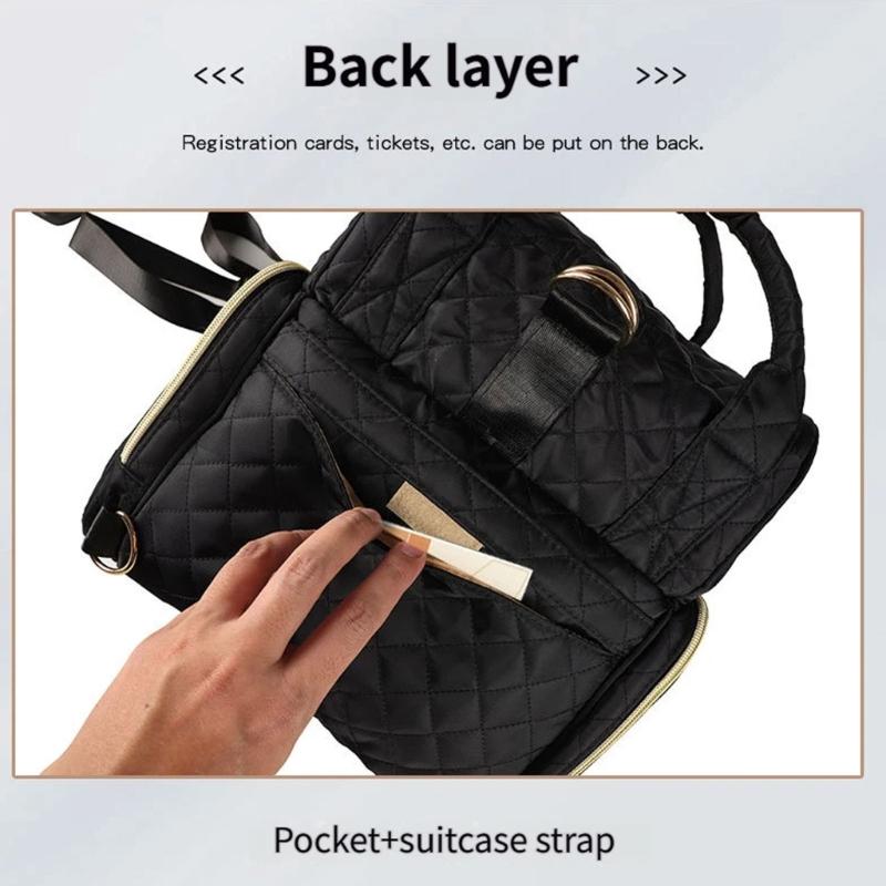 Large Capacity Nail Art Tools Travel Case Durable Polyester Fabric For Artists And Technicians
