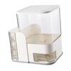 Storage Container Bucket Easy Control Rice Dispenser Dry Food for Home Kitchen