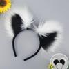 Cartoon Raccoon Ear Hairband/ Tail Adult Unisex Halloween Party Headband Costume