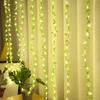 Battery Powered Imitation Leaf  String Light Green Leaf Artificial Leaf Lights  Party Decoration