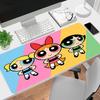 1Pc Powerpuff Girls Adventure Gaming Mouse Pad Keyboard Desk Mat Non-slip Rubber Lock Edge Waterproof Computer Mousepad for Office Home Decor Y1397