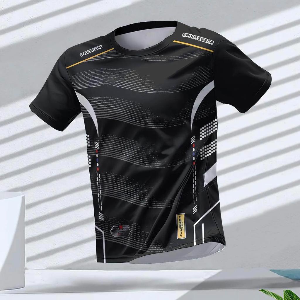 Men's T-shirts Sport Running T-shirt Men Quick-drying Breathable Short Sleeve Round Neck Gym Top Outdoor Workout Men Clothing