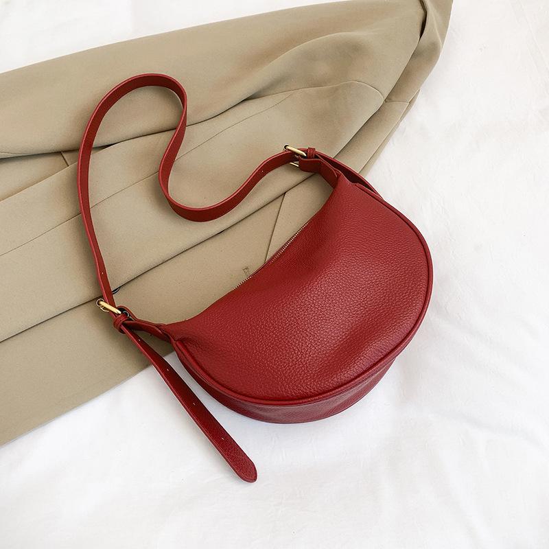 Spring and Summer New Large-capacity Bag Women's Fashion Simple Shoulder Bag Crossbody Bag Underarm Dumpling Bag Tide