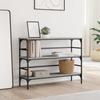 VidaXL Table console sonoma gris 100x32x75 cm bois d'ingénierie 839051