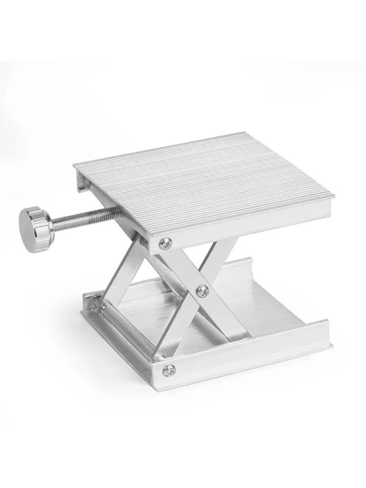 

90x90mm Laser Level Bracket Lift Platform - Adjustable 90mm Stand for Universal Laser Level срібний