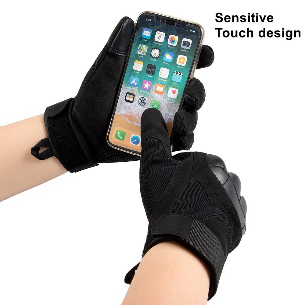 Tactical Full Finger Gloves Nylon Hunting Hiking Cycling Gloves Touch Screen Men Sports Protective Airsoft Work Gloves