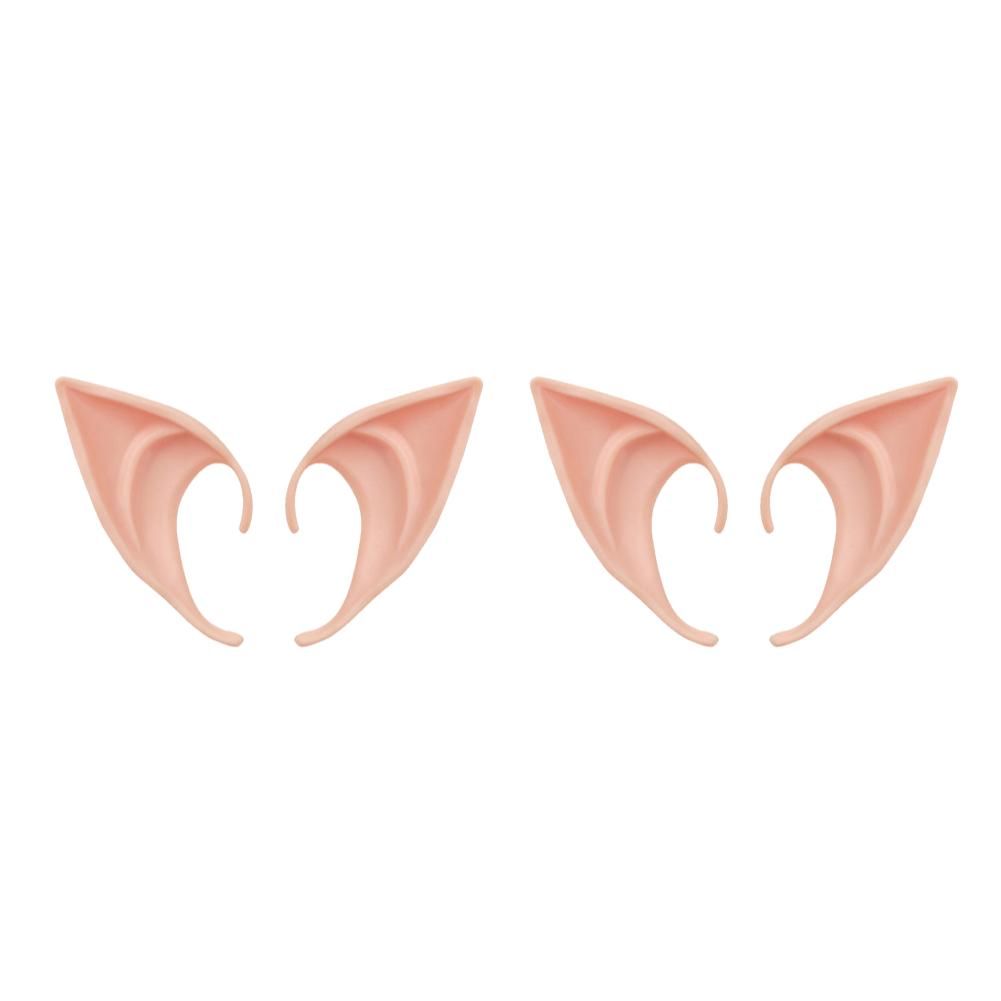 1-20Pairs Cosplay Latex Fairy Angel Elf Ears Halloween Masquerade Party Costumes Halloween Christmas Party Decor Supplies Props