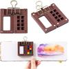 8 Grids Pocket Palette 15 Grids Wooden Watercolor Set New Mini Watercolor Set  Outdoor Painting