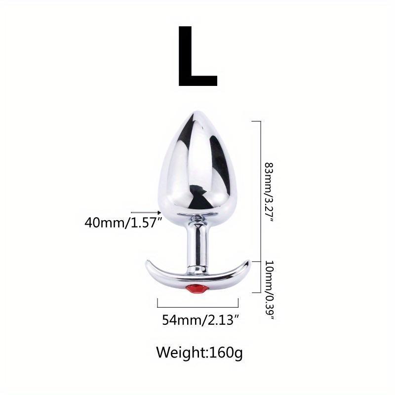 3PCS/Set Metal Anchor Base Outdoor Women's Anal Plug Couple Sex Toy Stainless Steels Man Butt Plug Trainer Adult Sex Anal Masturbator