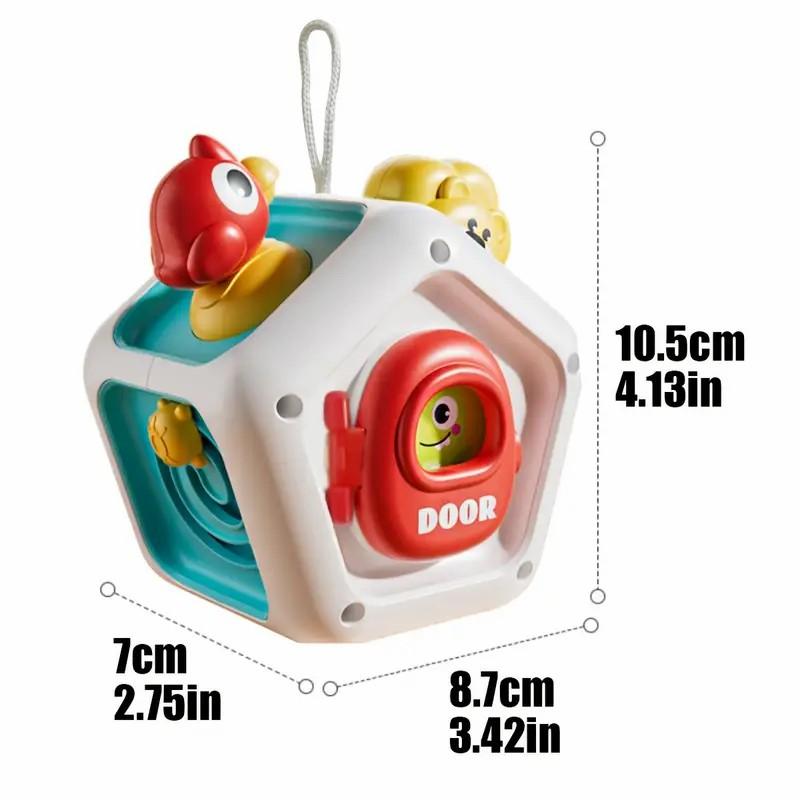 

5 in 1 Baby Busy Board Cube Montessori Sensory Toys for Toddlers Learning Fine Motor Skills Education Learning Activity Toys
