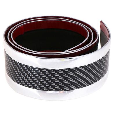 7CM*1M Red/Blue/Silver Carbon Fiber Car Bumper Protector Anti-scratch Door Sill Edge Guard Strip Anti-collision Strip Universal