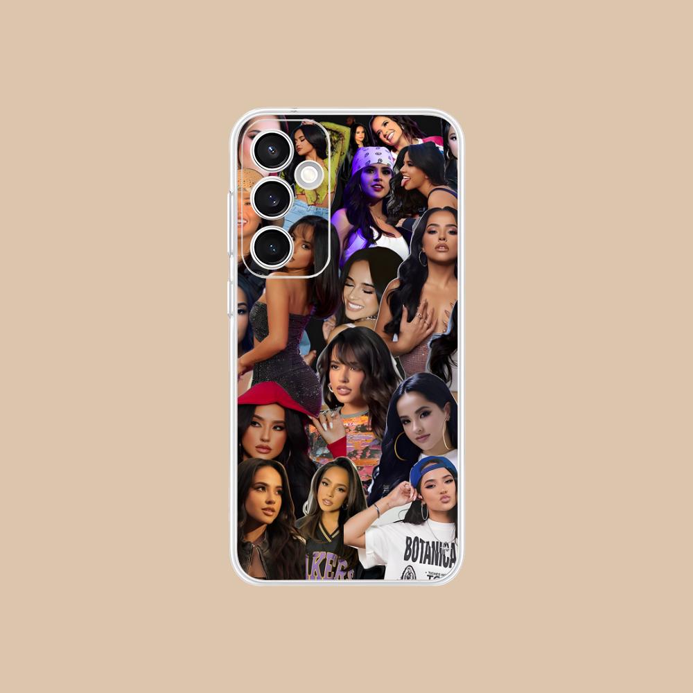 Fashion Becky G Clear Mobile Phone Case for Samsung Galaxy S25 S24 S23 S22 S21Plus FE Ultra Colorful Cover