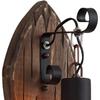 Retro Rustic Wall Lamp Industrial Vintage Wall Light Fixtures Farmhouse Antique Wooden Sconces For Aisle Hallway Bedroom Beside