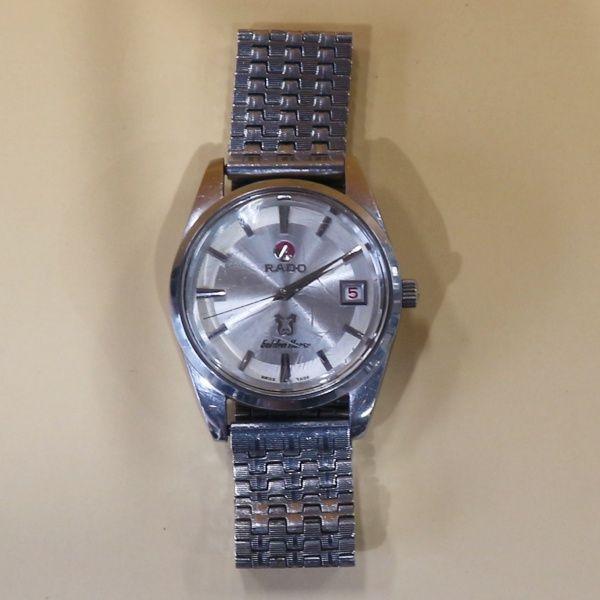 Used Used operation item RADO/Rado Golden Hoese manual winding mechanical wristwatch waterproof/water shield calendar
