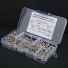 480Pcs Self Tapping Screw Pan Round Head Carbon Steel Fittings M3 Black Nickel Plating(Carbon Steel Black )