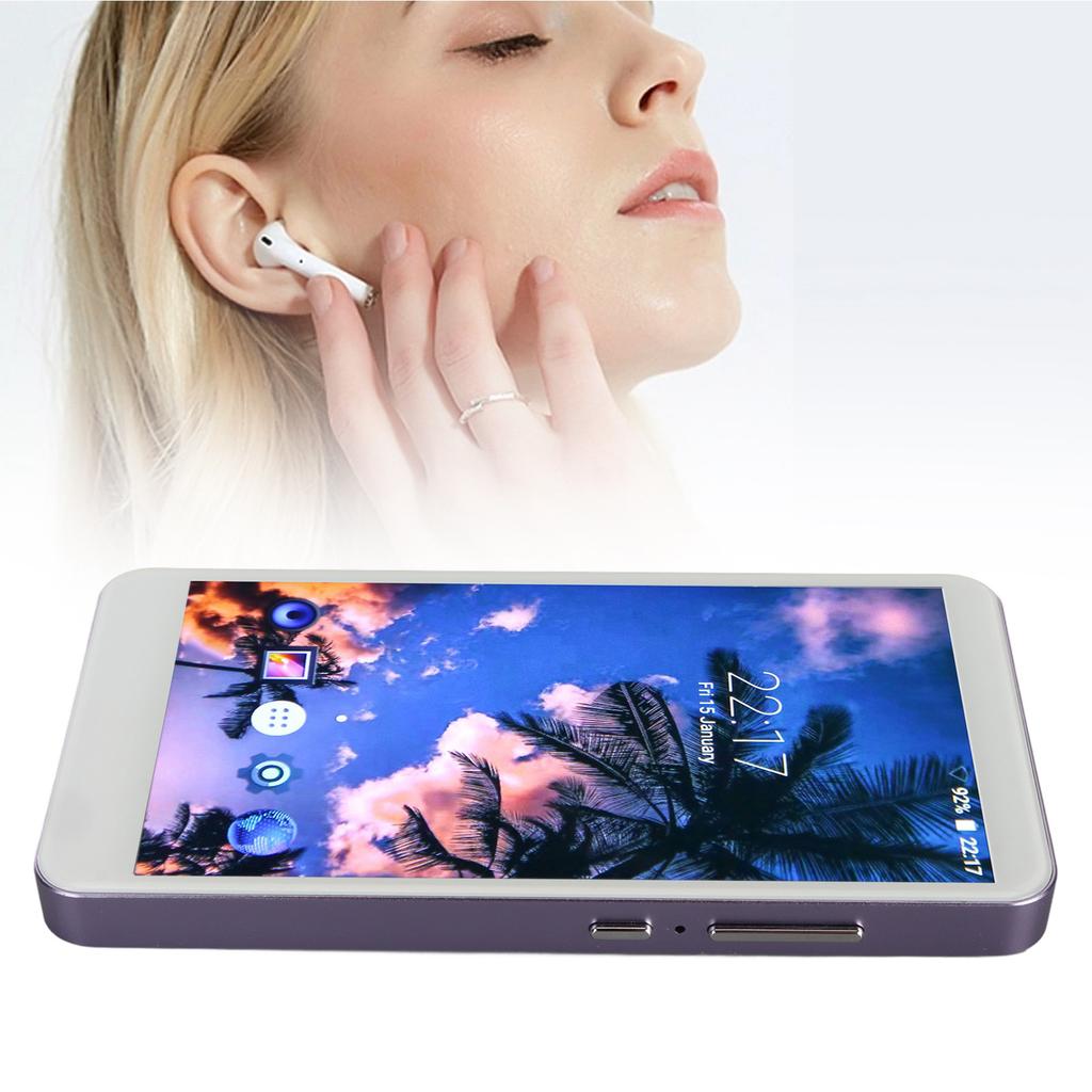 For   Portable MP4 Player 5.0 Inch Full Touch HD Screen Noise Reduction Support Photo FM Radio Music Player with   and WiFi