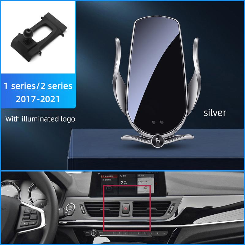 For Bmw X1 X2 X3 X4 X5 X6 X7 2 3 5 7 Series Wireless Charging Magnetic Car Phone Holder Base Charger Auto Accessories For iPhone