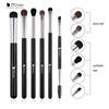 DUcare Eye Brushes 6pcs Eyeshadow Makeup Brush Foundation Highlight Blending Powder Brushes for Women Face Make Up Cosmetics Brush Set