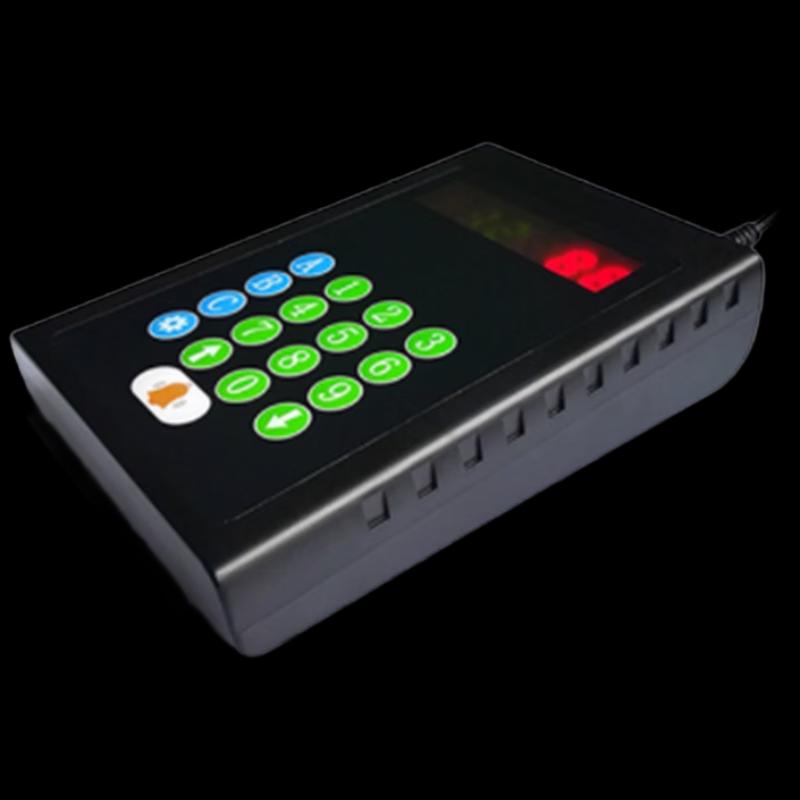 CYBERHASH Queuing System with 8-Digit Display, Pager & Ticket Dispenser