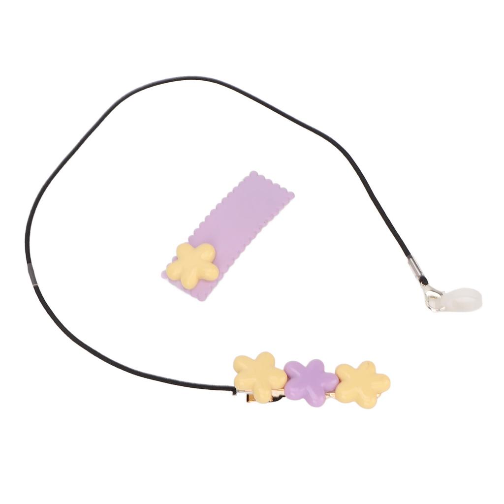 Hearing Aids Clip Prevent Loss Cute Flowers Flexible Portable Hearing Aid Lanyard Protector for Children Monaural