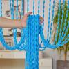 String Bead Curtain Retro Style Room Divider Door Indoor Decorative Divider Curtain for Home Hallway Doorway Living Room Bedroom