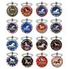 Year of Horse Keychain 2026 Zodiac Design Compact Good Luck Key Chain Pendant with Bells Metal Frame Holiday Decoration