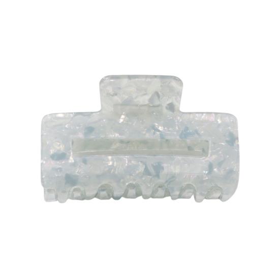 

Hair Claw Hollow Rectangle Shape Back Head Shower Clip Strong Grip Medium Size Shark Hair Claw Versatile Hair Accessory синій